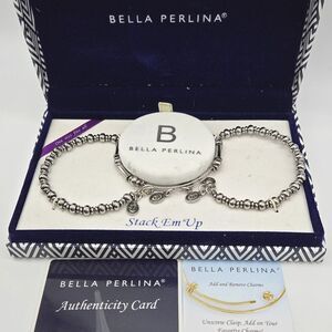 Bella Perlina Stack em Up Make it Personal 3 Beaded Bracelet Set NEW